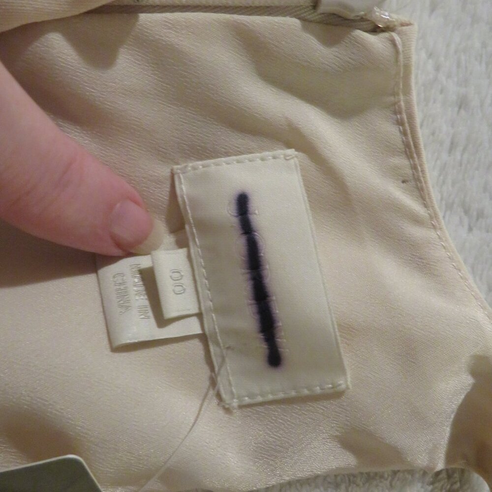 J Crew Cream Dress  Size 00 - Picture 6 of 10